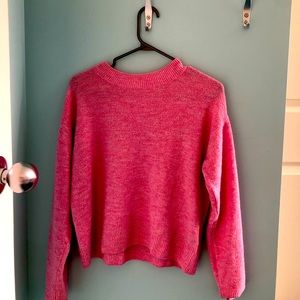 Soft pink light hm sweater 2/$35